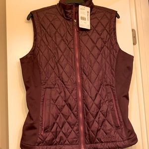 NWT Marmot dark purple vest sz L